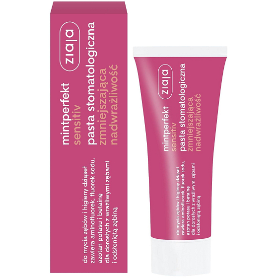 Ziaja Mintperfect Sensitive Zahnpasta für empfindliche Zähne 75 ml