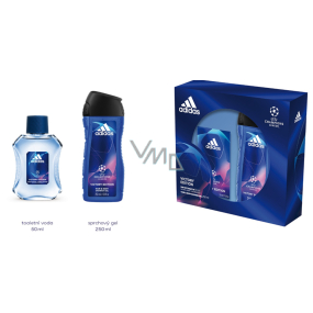 Adidas UEFA Champions League Victory Edition Eau de Toilette für Männer 50 ml + Duschgel 250 ml, Geschenkset