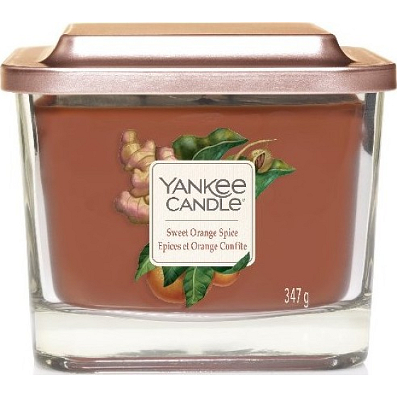 Yankee Candle Sweet Orange Spice Elevation mittleres Glas 3 Dochte 347 g