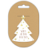 Nekupto Weihnachtskeramik Ornament Es ist immer Zeit für Träume 6 x 6 cm