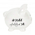 Albi Moneybox Sparschwein große Perle Reiseträume 13 cm