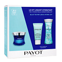Payot Hydra 24+ & Blue Techni LissJour glättende chronoaktive Creme 50 ml + Hydra 24+ Baume-en-masque feuchtigkeitsspendende stimulierende Gesichtsmaske 15 ml + Hydra 24+ Essence Base Shaping Emulsion 125 ml, Kosmetikset