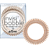 Invisibobble Slim Bronze Me Hübsches 3-teiliges Spiralhaarband aus Bronze