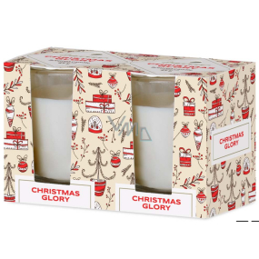 Emocio Christmas Glory - Cookie and Cream Duftkerze Glas 52 x 65 mm 2 Stück im Karton