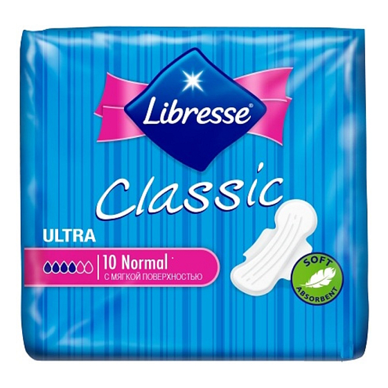 Libresse Classic Ultra Normal Clip Intim fügt 10 Stück ein
