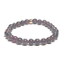Rubelit bordeauxrot Armband elastisch Naturstein, Kugel 6 mm / 16 - 17 cm