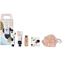 Grace Cole Orange & Ylang Ylang Körpercreme 50 ml + Hand- und Nagelcreme 50 ml + Duschgel 50 ml + Badeperlen 80 g + Badeschwamm, Kosmetikset für Frauen