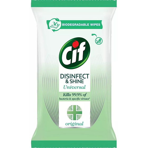 Cif Disinfect & Shine Universal Reinigungstücher 36 Stück