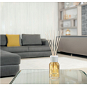 Millefiori Milano Natürlicher Honig & Meersalz Diffusor 100 ml + 7 Stiele 25 cm lang für kleinere Räume Hält 5-6 Wochen