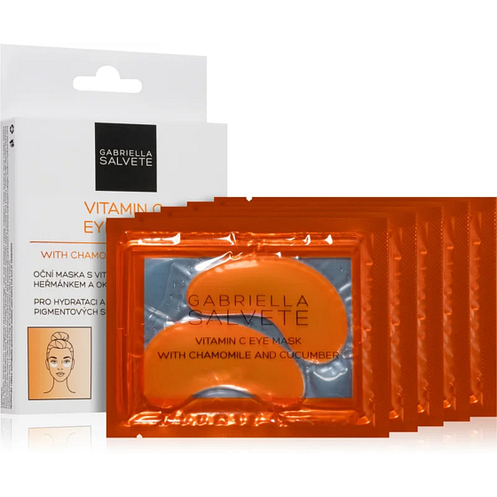 Gabriella Salvete Eye Pads aufhellende und feuchtigkeitsspendende Augenmaske mit Vitamin C 5 Paar