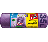 Fino Müllbeutel Zeus Flex Lavender mit Zugband, 28 µ, 53 × 59 cm, 35 l, 12 Stück