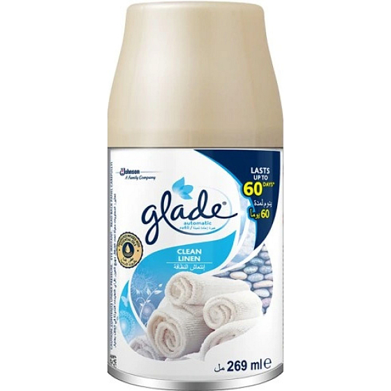 Glade Luftfrischer für automatisches Gerät, Nachfüllung Duft der Sauberkeit, 269ml