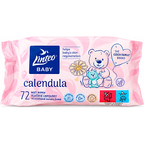 Linteo Baby Feuchttücher mit Ringelblume, 72 Stück Linteo Baby Feuchttücher mit Ringelblume, 72 Stück