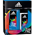 Adidas Team Five parfümiertes Deodorantglas für Männer 75 ml + Duschgel 250 ml, Kosmetikset