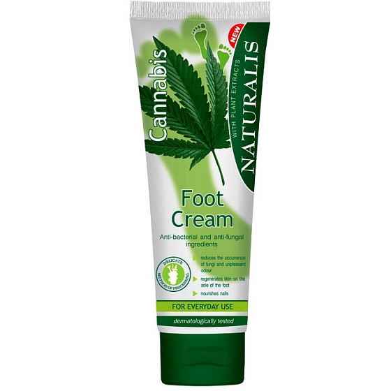 Naturalis Cannabis Fußcreme mit Hanföl 125 ml
