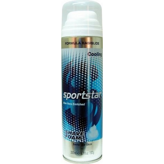 Sportstar Men Cooling Rasierschaum für empfindliche Haut 200 ml