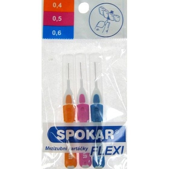Spokar Flexi Interdentalbürsten 3 Stück