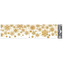 Fensterfolie ohne Kleber einen Streifen Goldflocken im Kreis 59 x 15 cm