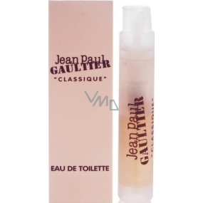 Jean Paul Gaultier Classique Eau de Toilette für Frauen 0,8 ml mit Spray, Fläschchen
