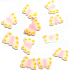 Professionelle Nageldekorationen Schmetterlinge rosa-gelb 132 1 Packung