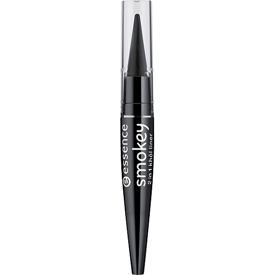 Essence Smokey 2in1 Khol Liner Eyeliner Pen 01 Smokey Black 1,5 g