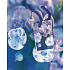 Nekupto Geschenk Papiertüte 14 x 11 x 6,5 cm Blaue Blumen 1163 40 BS
