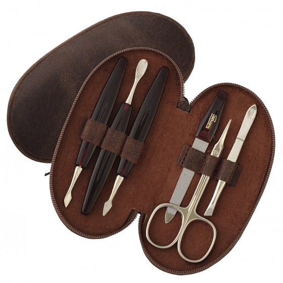 Dup Manicure Pity italienisches Leder 6-teiliges Muster 230401-151