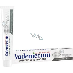 Vademecum White & Strong Zahnpasta entfernt Flecken, macht die Zähne weiß und stärkt den Zahnschmelz 75 ml