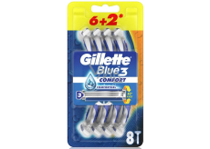 Gillette Blue 3 Comfort 3-Klingen-Rasierer für Männer 8 Stück