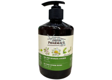 Green Pharmacy Teebaum und Ringelblume Gel zur Intimhygiene für normale Haut 370 ml