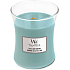 WoodWick Blue Java Banana - Hawaiianische Bananenduftkerze mit Holzdocht und Deckelglas Medium 275 g