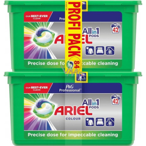 Ariel All in 1 Pods Farbgelkapseln für Buntwäsche 84 Stück 816 g