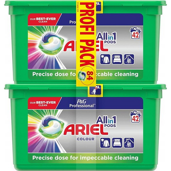 Ariel All in 1 Pods Farbgelkapseln für Buntwäsche 84 Stück 816 g