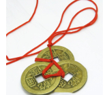 3 chinesische FengShui-Münzen für Reichtum, Glück, Erfolg