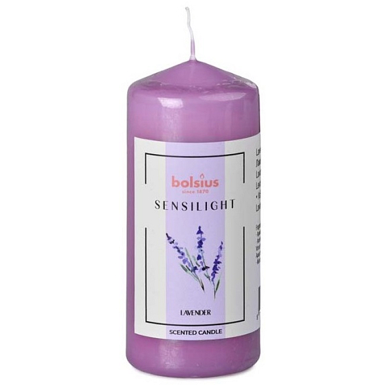 Bolsius Sensilight Lavendel - Lavendelduftkerze Zylinder 48 x 110 mm