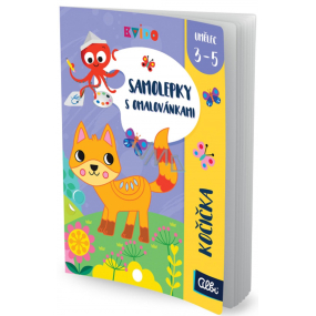 Albi Kvído Sticker mit Ausmalbildern Katze, empfohlenes Alter 3 - 5 Jahre Albi Kvído Sticker mit Ausmalbildern Katze, empfohlenes Alter 3 - 5 Jahre