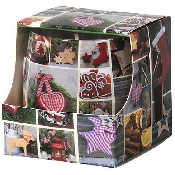 Emocio Weihnachts-Duftkerze im Glas 90 g