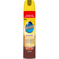 Pronto Wood Classic, Spray gegen Staub schützt Holz, Politur, 250 ml