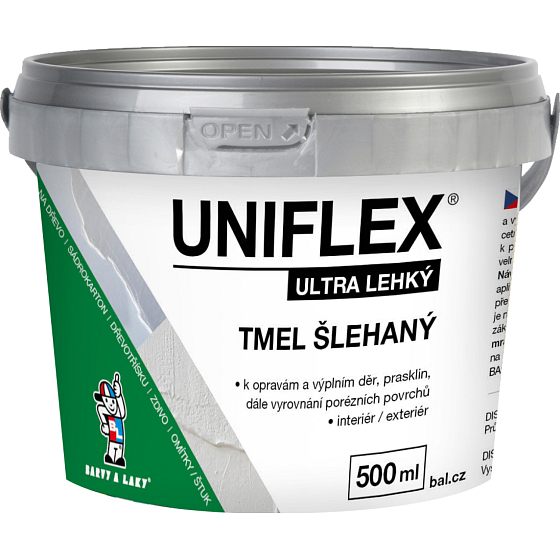 Uniflex geschlagener Spachtel, 500 ml