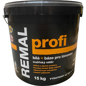 REMAL Profi Malerfarbe für Gipskarton und Sanierputze, 15 kg