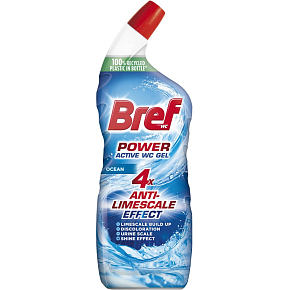 Bref WC Gel Power Aktiv Gel Ocean mit Duft, 750 ml Bref WC Gel Power Aktiv Gel Ocean mit Duft, 750 ml