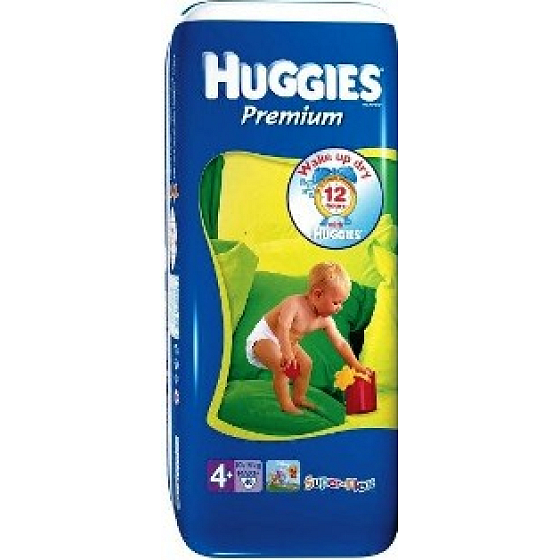 Huggies Premium Größe 4, 10 - 16 kg Windeln 40 Stück