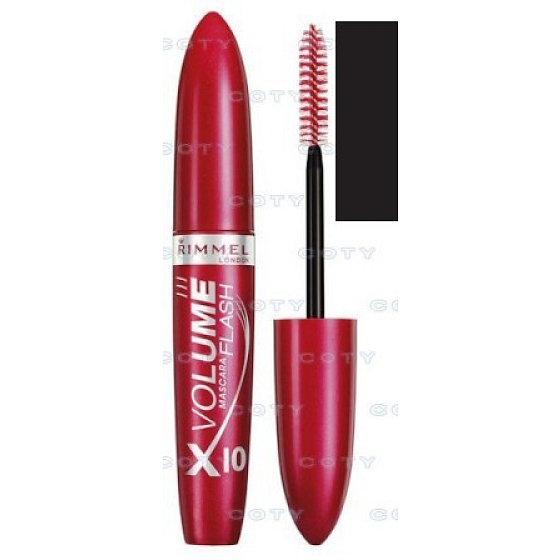 Rimmel London Volume Flash X10 Wimperntusche 10 x Volume Thick Lash Super Black 01