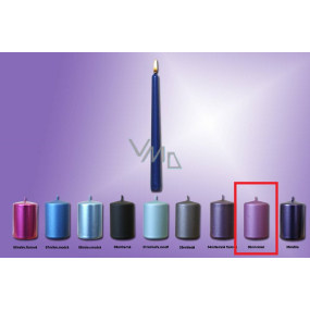 Lima Kerze glatt Metall Violett Kegel 22 x 250 mm 1 Stück