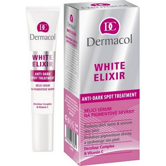 Dermacol White Elixir Anti-Dark Spot Whitening Serum für Pigmentflecken 15 ml