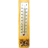 Nekupto Jolo Natura Raumthermometer Schmetterling 16 cm 1 Stück