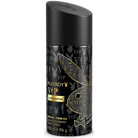 Playboy Vip Black Edition für Ihn Deo-Spray für Männer 150 ml