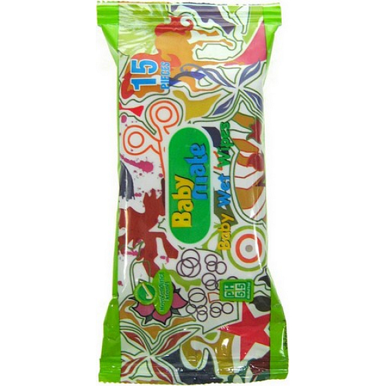 Tücher Baby Mate Wet Wipes 15 Stück