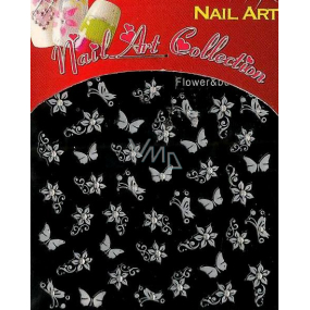 Absolute Cosmetics Nail Art selbstklebende 3D-Nagelaufkleber GS46 1 Blatt