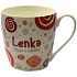 Nekupto Twister Becher namens Lenka rot 0,4 Liter